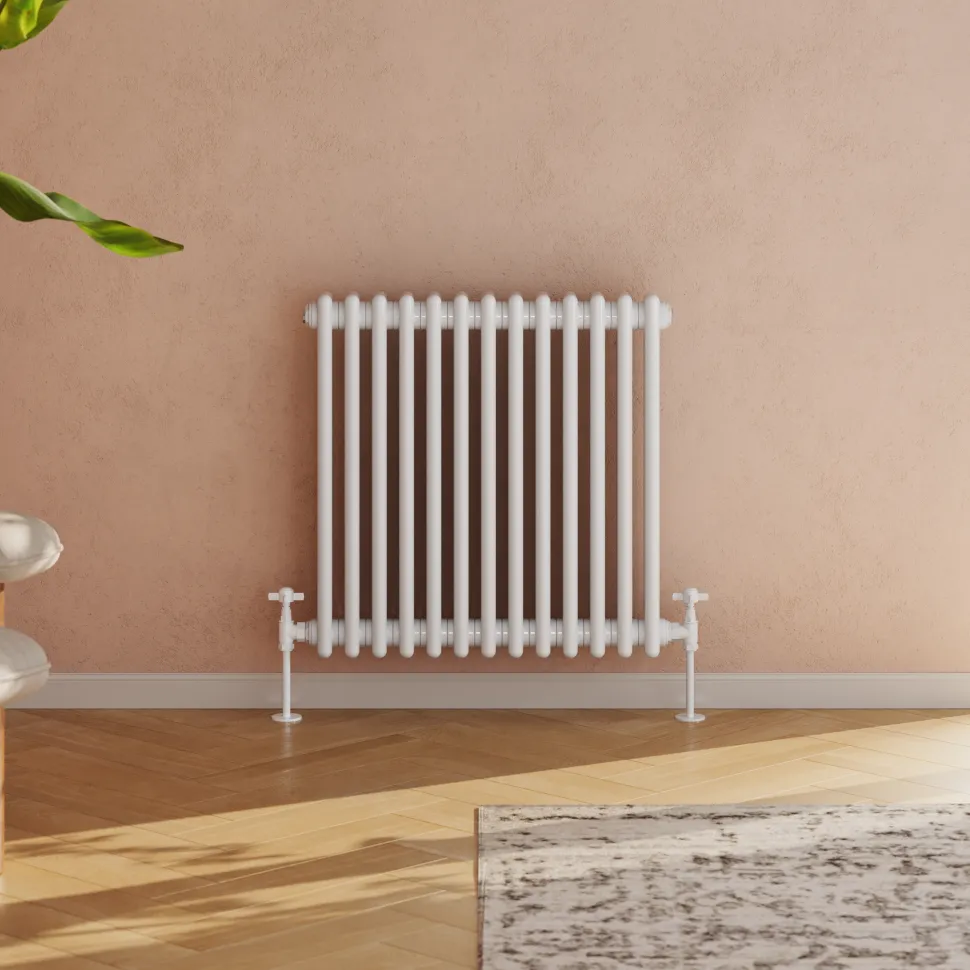 Toasty Ardleigh White Horizontal Column Radiator