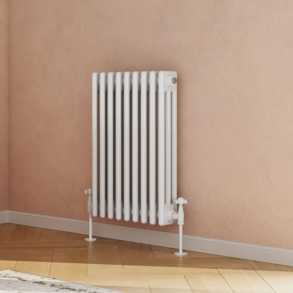 Toasty Ardleigh White Horizontal Column Radiator