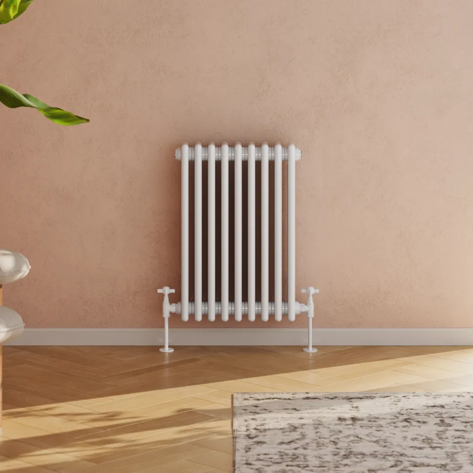 Toasty Ardleigh White Horizontal Column Radiator