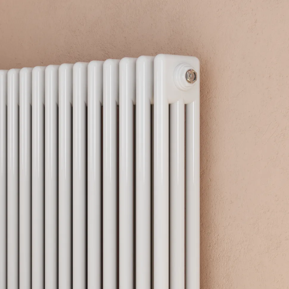 Toasty Ardleigh White Horizontal Column Radiator