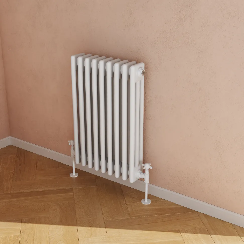 Toasty Ardleigh White Horizontal Column Radiator