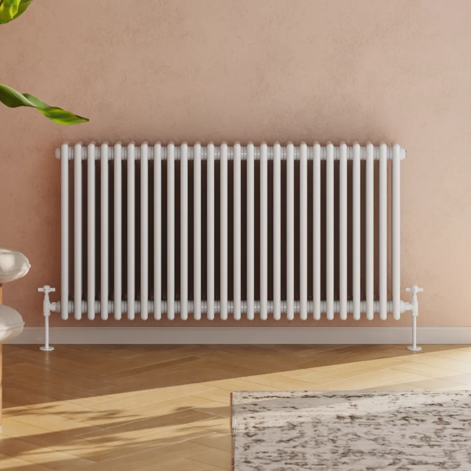 Toasty Ardleigh White Horizontal Column Radiator