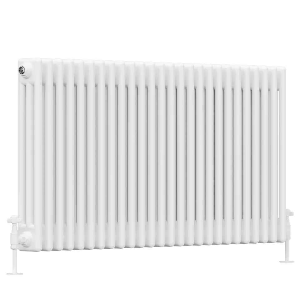 Toasty Ardleigh White Horizontal Column Radiator