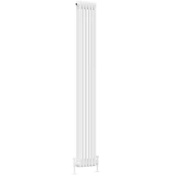 Toasty Ardleigh White Vertical Column Radiator