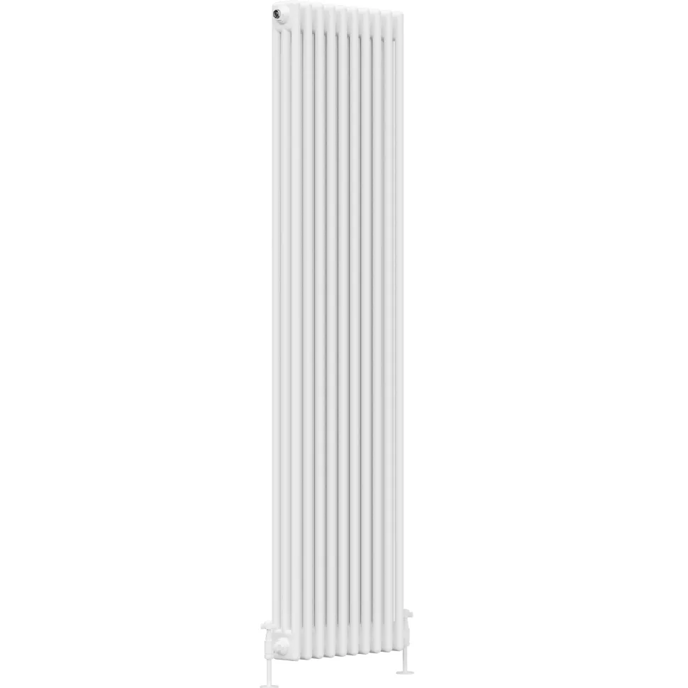 Toasty Ardleigh White Vertical Column Radiator