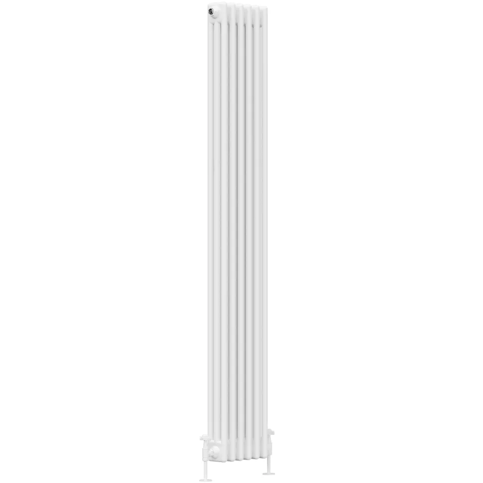 Toasty Ardleigh White Vertical Column Radiator