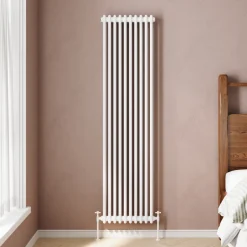 Toasty Ardleigh White Vertical Column Radiator