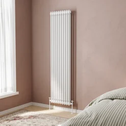 Toasty Ardleigh White Vertical Column Radiator