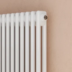 Toasty Ardleigh White Vertical Column Radiator