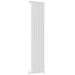 Toasty Aura White Round Tube Vertical Radiator
