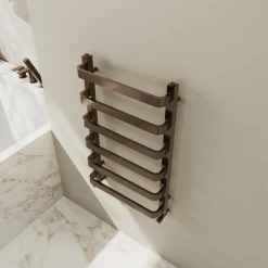 Toasty Balance Brushed Bronze Heated Towel Rail