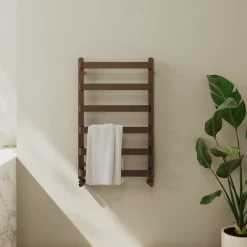 Toasty Balance Brushed Bronze Heated Towel Rail