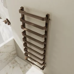 Toasty Balance Brushed Bronze Heated Towel Rail