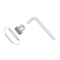 Toasty Black Handle Kit for Chelsea Radiator Valves