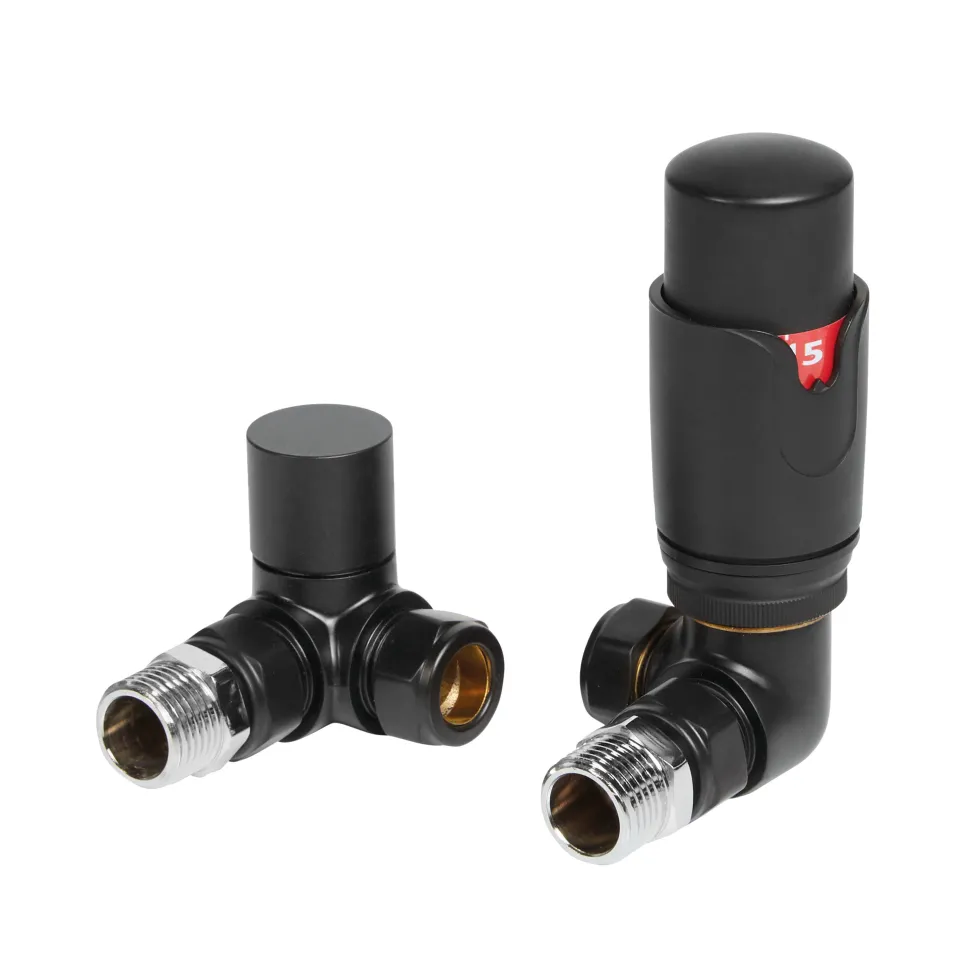 Toasty Black Thermostatic Radiator Valve