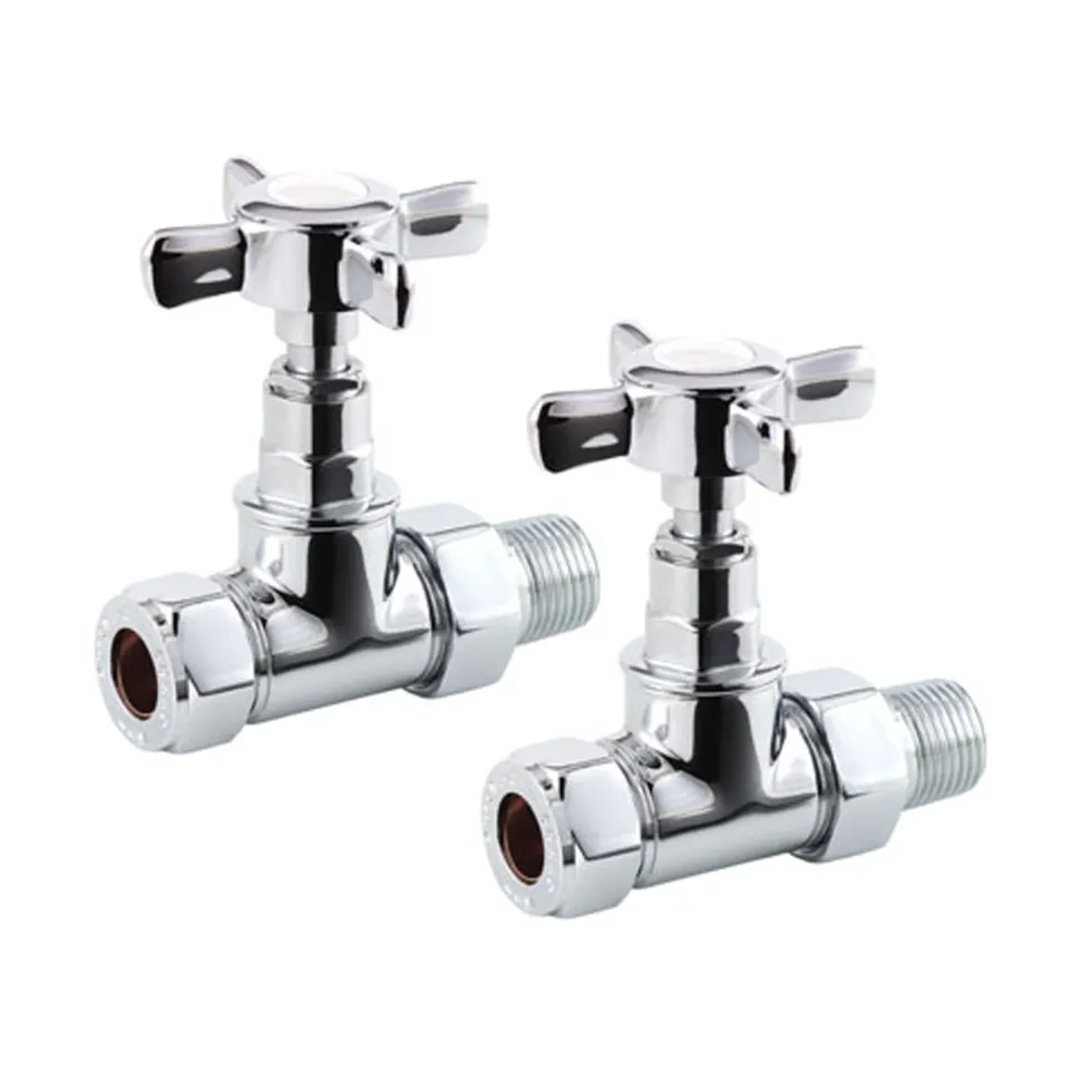 Toasty Chrome Crosshead Manual Radiator Valve