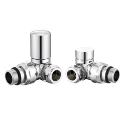 Toasty Chrome Round Manual Valve