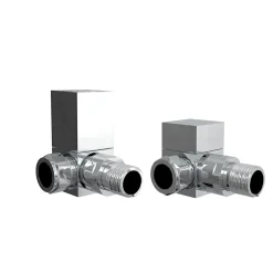 Toasty Chrome Square Manual Valve