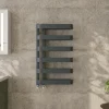 Toasty Cocoon Anthracite Heated Towel Rail - 850 x 500mm