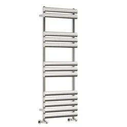 Toasty Eden Brushed Nickel Heated Towel Rail