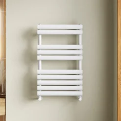 Toasty Eden Matt White Heated Towel Rail