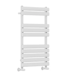 Toasty Eden Matt White Heated Towel Rail