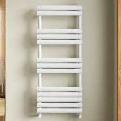 Toasty Eden Matt White Heated Towel Rail