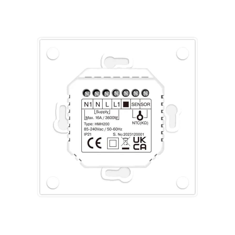 Toasty Electric 100W Underfloor Heating Programmable Thermostat Controller