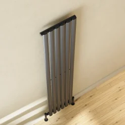 Toasty Ember Anthracite Oval Panel Vertical Radiator