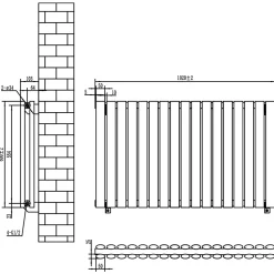 Toasty Ember White Oval Panel Horizontal Radiator