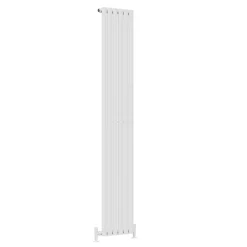 Toasty Ember White Oval Panel Vertical Radiator
