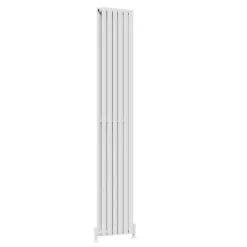 Toasty Ember White Oval Panel Vertical Radiator