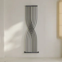 Toasty Embrace Anthracite Vertical Radiator - 1775 x 450mm