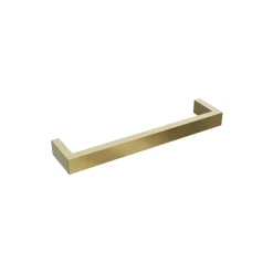 Toasty Flare Brushed Brass Electric Heated Towel Rail
