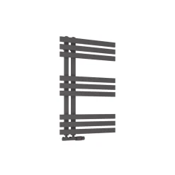 Toasty Flux Matt Carbon Anthracite Flat Panel Heated Towel Rail