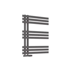 Toasty Flux Matt Carbon Anthracite Flat Panel Heated Towel Rail