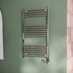 Toasty Glow Chrome 22mm Electric Heated Ladder Towel Rail with Heating Element