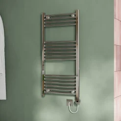 Toasty Glow Chrome 22mm Electric Heated Ladder Towel Rail with Heating Element