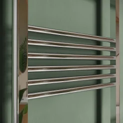 Toasty Glow Chrome 22mm Electric Heated Ladder Towel Rail with Heating Element