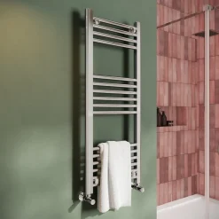 Toasty Glow Chrome 22mm Heated Ladder Towel Rail
