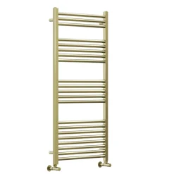 Toasty Glow Premium Brushed Brass 25mm Heated Towel Rail