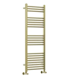 Toasty Glow Premium Brushed Brass 25mm Heated Towel Rail