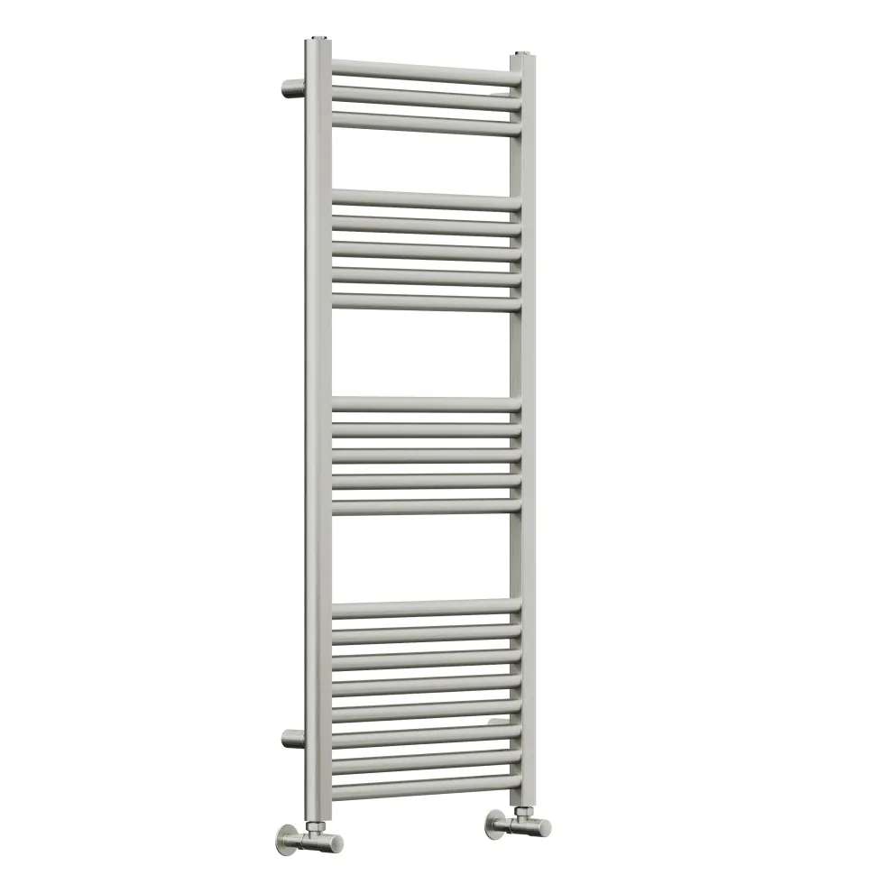 Toasty Glow Premium Brushed Nickel 25mm Heated Towel Rail