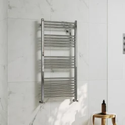 Toasty Glow Premium Chrome 25mm Heated Towel Rail