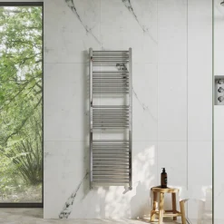 Toasty Glow Premium Chrome 25mm Heated Towel Rail