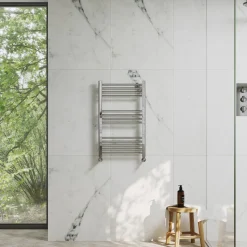 Toasty Glow Premium Chrome 25mm Heated Towel Rail