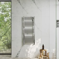 Toasty Glow Premium Chrome 25mm Heated Towel Rail