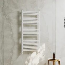 Toasty Glow Premium Matt White 25mm Heated Towel Rail