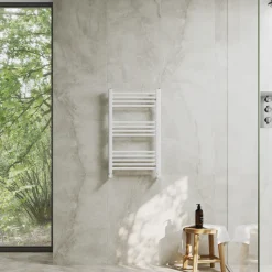 Toasty Glow Premium Matt White 25mm Heated Towel Rail