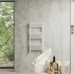 Toasty Glow Premium Matt White 25mm Heated Towel Rail